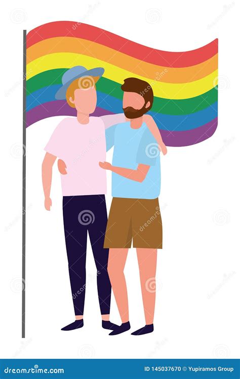 Homosexual Proud Cartoon Stock Vector Illustration Of Lgbtq 145037670