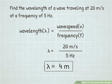 How To Calculate Wavelength Physics Tips Wiki English