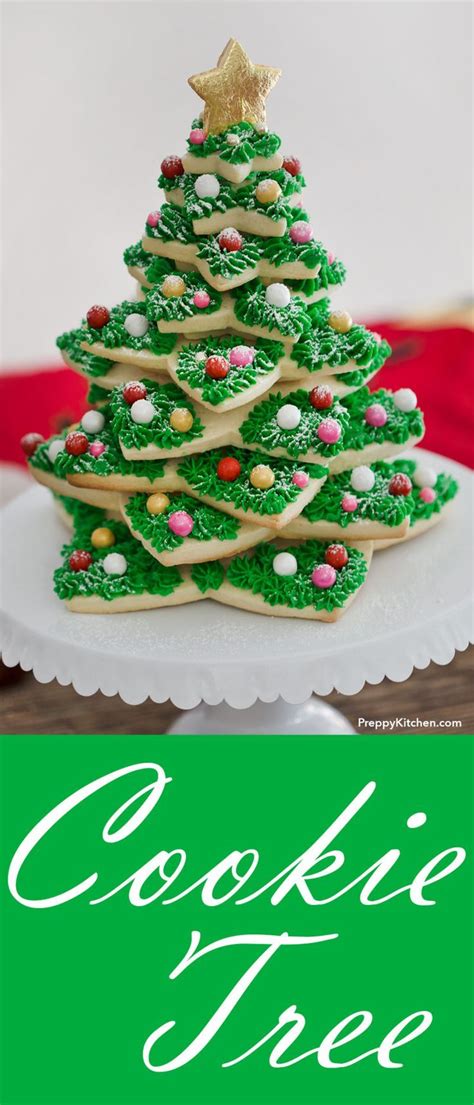 Christmas Cookie Tree Tower As A Centerpiece This Cookie Tree Is Also Perfect For Desserts