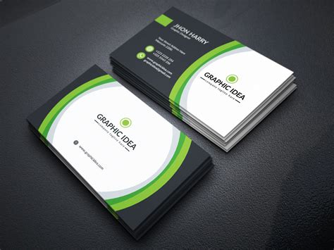 EPS Premium Business Card Design Template · Premium Graphic Design ...