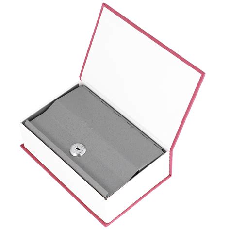 Lyumo Simulation Book Safe Storage Box With Key Lock English Dictionary
