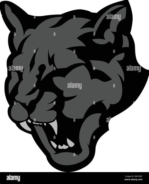 Panther Mascot Head Vector Graphic Stock Vector Image And Art Alamy