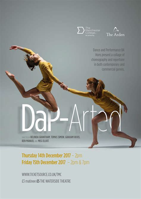 I Designed This Poster For A Dance Performance For The Arden Баннер