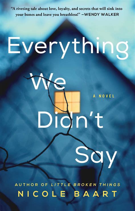 Everything We Didn't Say Release Date? Nicole Baart 2021 New Book - Books Release