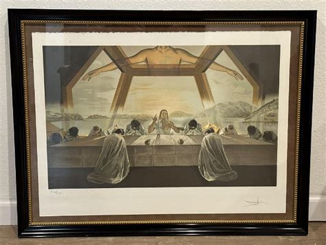 Salvador Dali The Last Supper Lithograph