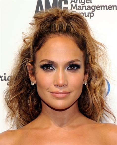 10 Gorgeous Jennifer Lopez Makeup Looks To Steal Curly Hair Styles