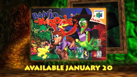 Banjo Kazooie Hits Nintendo Switch Onlines Expansion Pack On January