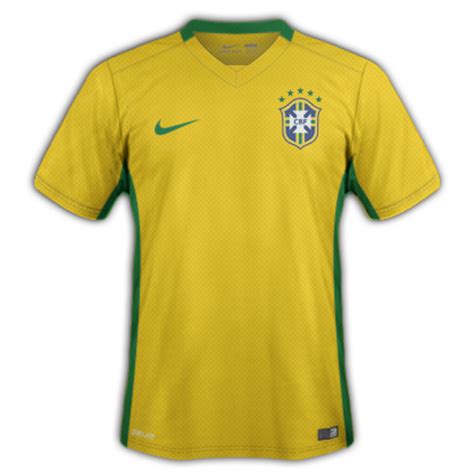 Maillot foot bresil domicile manche longue jaune personnalisé floqué 2018 2019 Maillots de foot Brésil 2015 Copa America