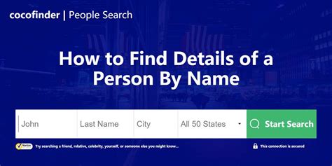 Find A Person By Name With There Contact Info