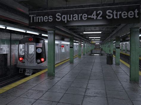 Nyc Subway Station 3d Model By Squir