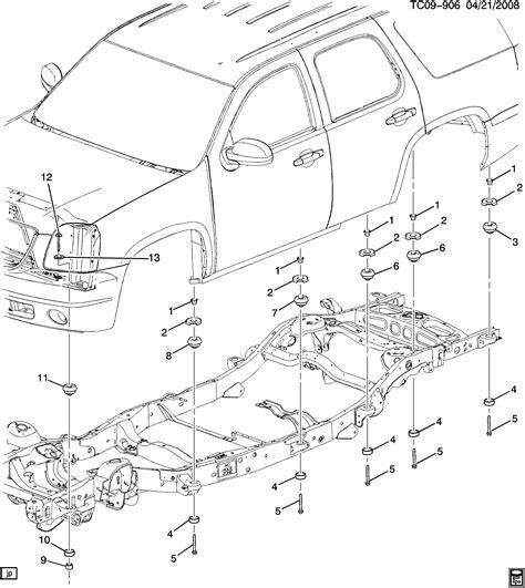 Avalanche 36 Bodystyle 4wd Body Mounting Chevrolet Epc Online