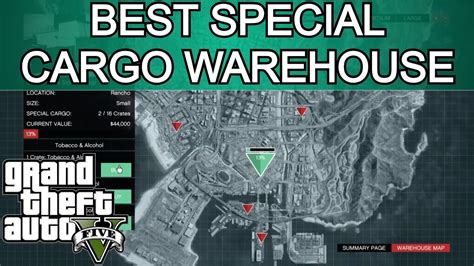 Gta 5 Online Best Special Cargo Warehouse Location Best Special