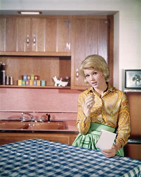 1960s Serious Blonde Housewife Making Photograph By Vintage Images Pixels