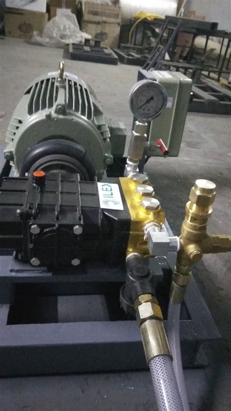 Ilex Electric Motor Operated Hydro Test Pump Direct Coupled Max Flow
