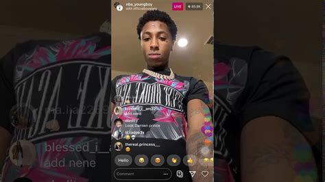 Nba Youngboy Live On Instagram Youtube