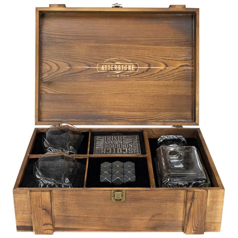 Classic Whiskey Decanter Box Set