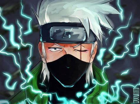 Naruto Shippuudenhatake Kakashi Chidori Anime Fan Art Art