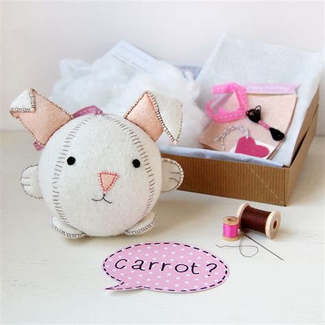 Make Your Own Rabbit Craft Kit Clara And Macy