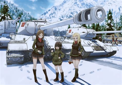 Hintergrundbilder Mädchen Und Panzer Nonna Girls Und Panzer Katyusha Girls Und Panzer Klara