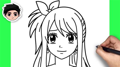 How To Draw Lucy Fairy Tail Easy Step By Step