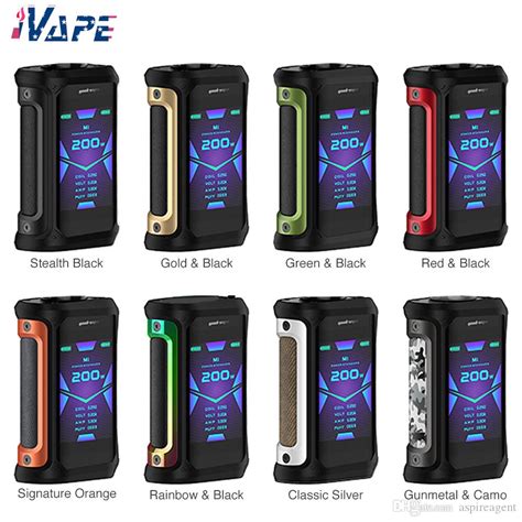 You can potentially use two days or more with a single charge if you vape less frequently. Geekvape Aegis X 200W TC Mod VW/TC/VPC Box Mod Powered By ...