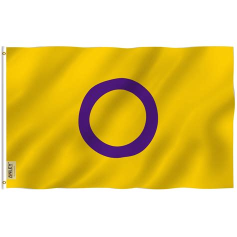 Anley Fly Breeze 3x5 Ft Intersex Flag Vivid Color And Uv Fade