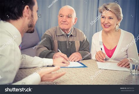 old man mature woman social department foto de stock 688752151 shutterstock