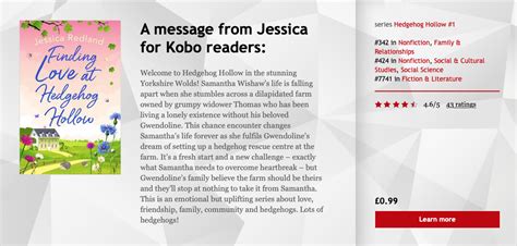 Im Kobos Author Of The Month Jessica Redland Author