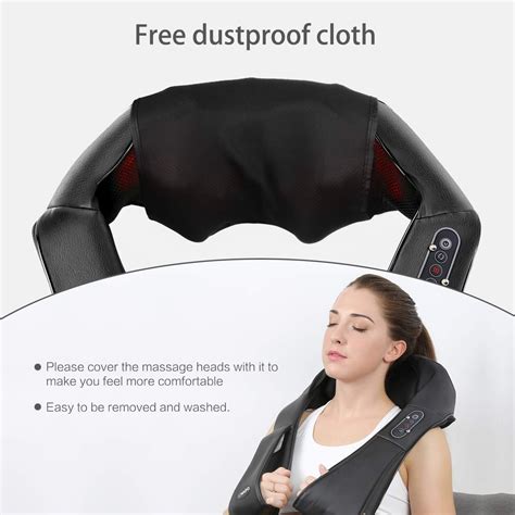 Naipo Shiatsu Back And Neck Massager With Heat Amazon Back And Neck Massager Black Friday Sale