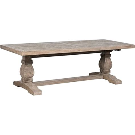 Kosas Home Quincy Dining Tables Desert Gray Gray Reclaimed Wood