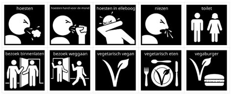 Denk maar eens aan het bordje dat je laat zien waar de nooduitgang in een gebouw zich bevindt, of aan het plaatje dat je waarschuwt voor een natte. Nieuwe pictogrammen: pictogram hoesten, pictogram niezen ...