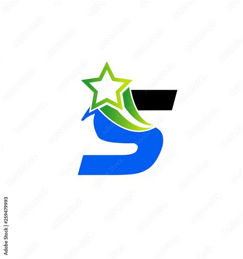 Letter S Star Logo Template Fast Star Motion Stock Vector Adobe Stock