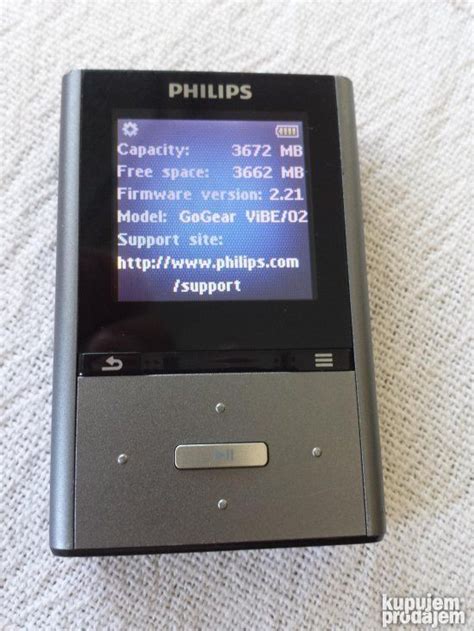 Philips Gogear Vibe 4gb Baterija 9 Sati Philips Vibes