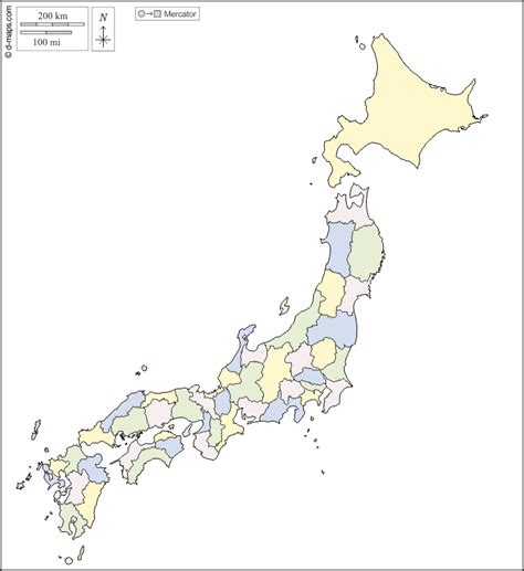 Japan Free Map Free Blank Map Free Outline Map Free Base Map Outline