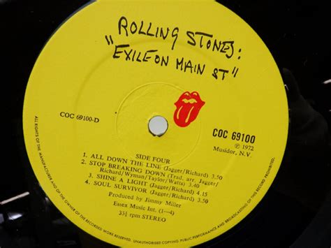 Rolling Stones The Rolling Stones Exile On Main St Lp 12インチ Rolling Stones Records Coc 69100