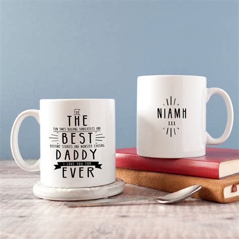 Personalised Best Daddy Ever Secret Message Mug By The Little Picture