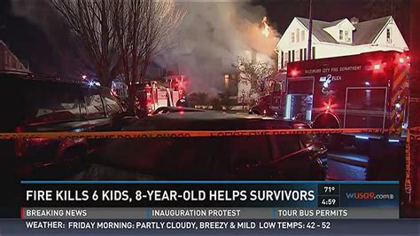 6 Children Killed In Md House Fire Child Helped 4 Escape
