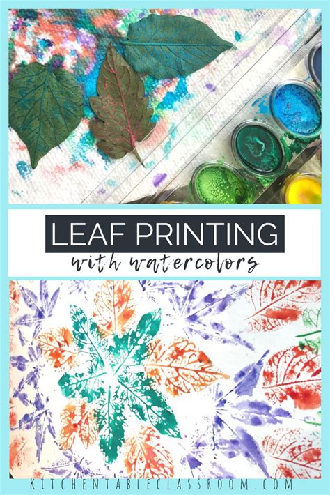 Diy Leaf Printmaking Create Stunning Art With Watercolors And Leaves