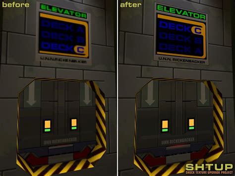 Before And After Rickenbacker Image Shtup System Shock 2 Texture