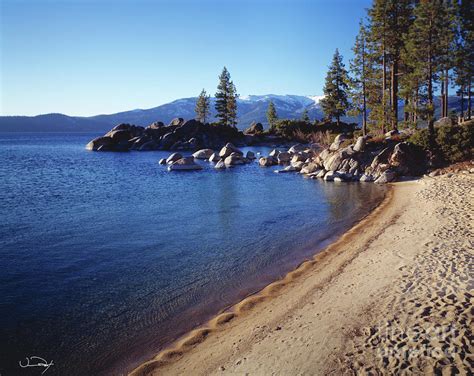 Sand Harbor Shoreline Lake Tahoe Photograph By Vance Fox