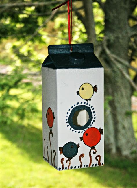 Maybe you would like to learn more about one of these? Make an adorable and simple upcycled bird house with #Idelight iced coffee carton #sponsored ...
