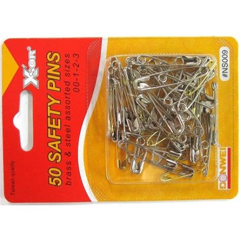 Safety Pins Brass And Steel Assorted