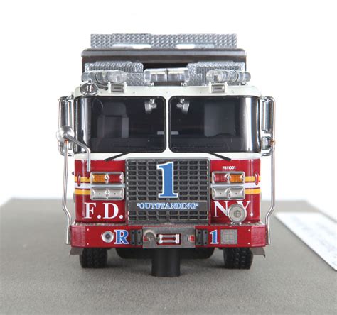 Fdny fire rescue firefighter fire trucks fire apparatus ford trucks trucks vehicles scale models. Fire Replicas FDNY "Rescue 1" - Rolling Tribute to New York's Bravest - Die Cast X