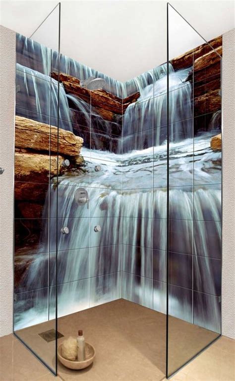 Waterfall Shower Absolutely Amazing Galvanized Tub Pinterest