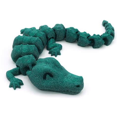 3d Printable Articulated Alligator By Mcgybeer