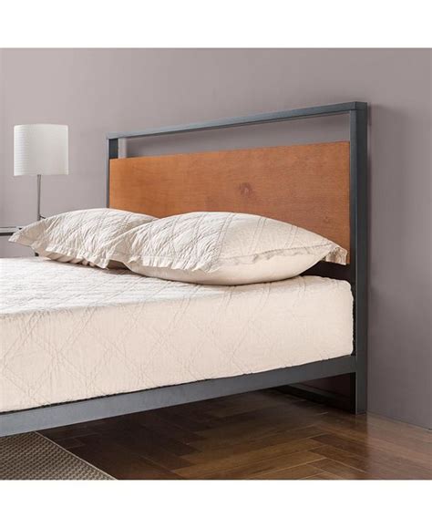 We did not find results for: Zinus Suzanne Metal and Wood Platform Bed with Headboard ...