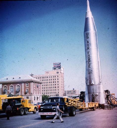 Atlas Missile On The Streets Of Abilene Texas 1961 Thewaywewere