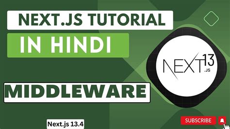 Next Js Tutorial In Hindi 15 Middleware In Nextjs Youtube