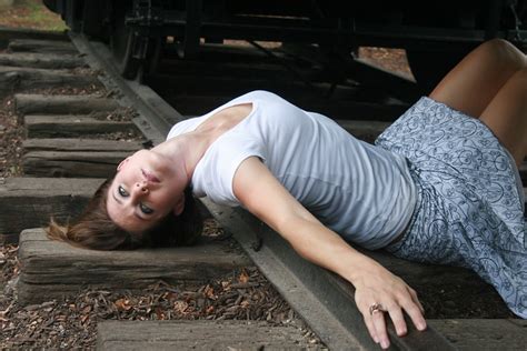 Laying On The Tracks Damsel In Distress Style Flickr Photo Sharing