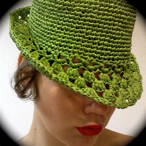 Ravelry Crochet Hat From Raffia Paper Yarn Designer Britta Kremke